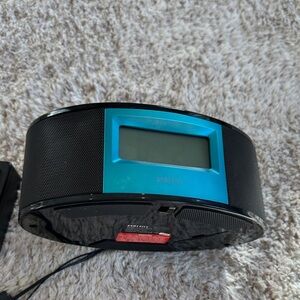 iHome Black and Teal Radio Speaker